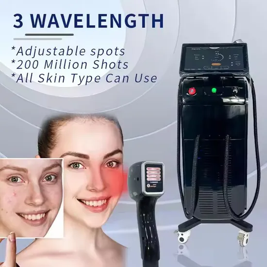 Máquina a laser IPL para depilação por fótons para rejuvenescimento da pele IPL